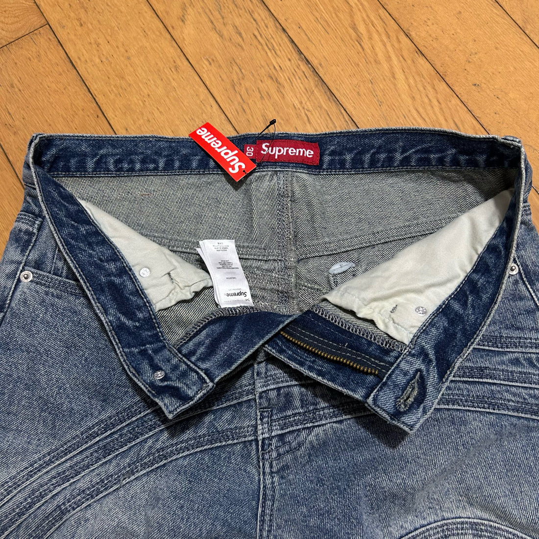 Supreme S Logo Denim Pants