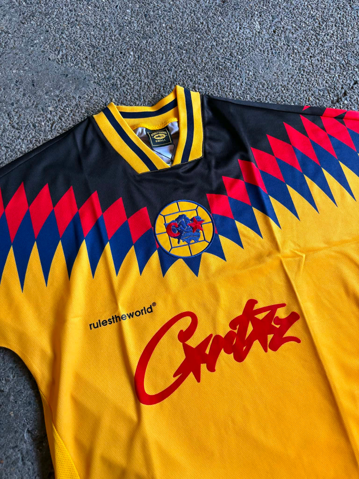 Corteiz Club RTW Yellow Football Jersey (ON-HAND)