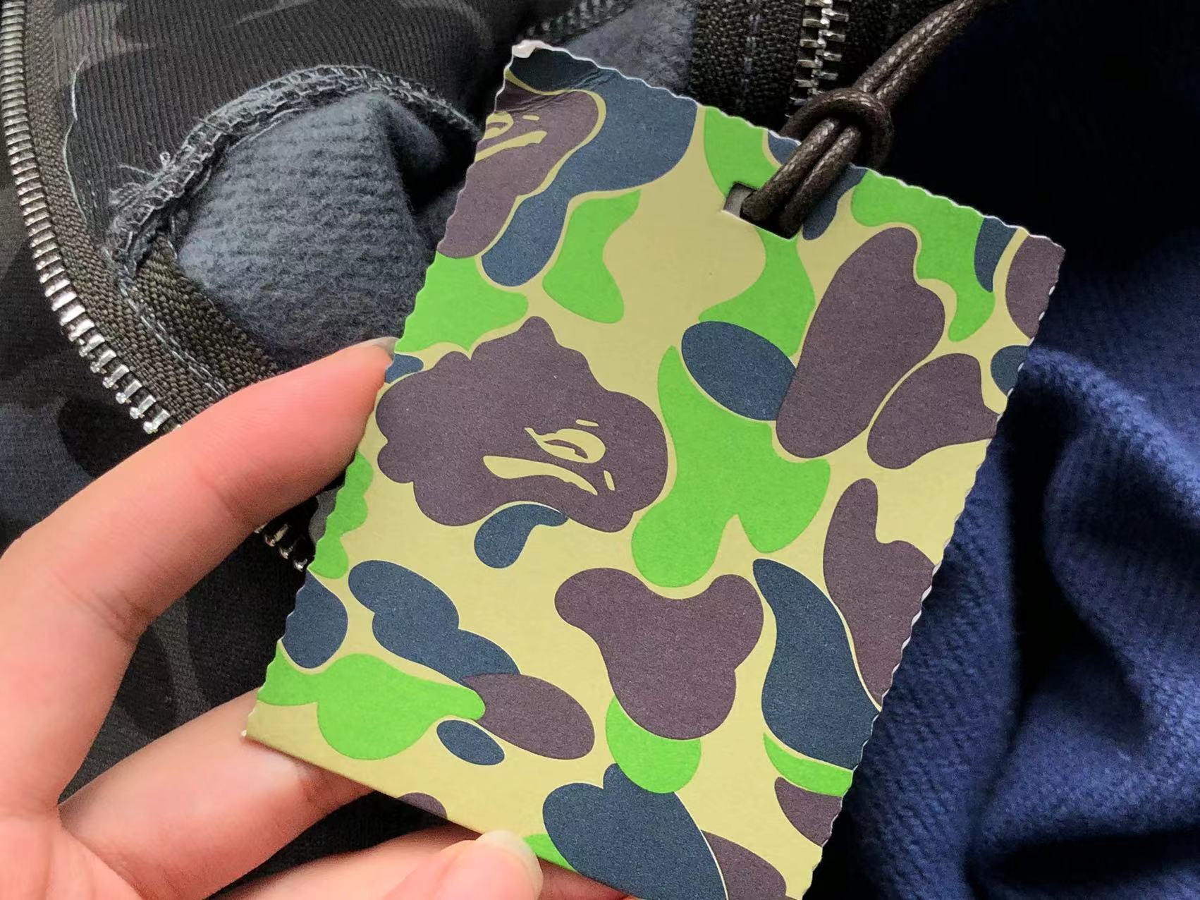 Bape Camo Half and Half Shark Hoodie