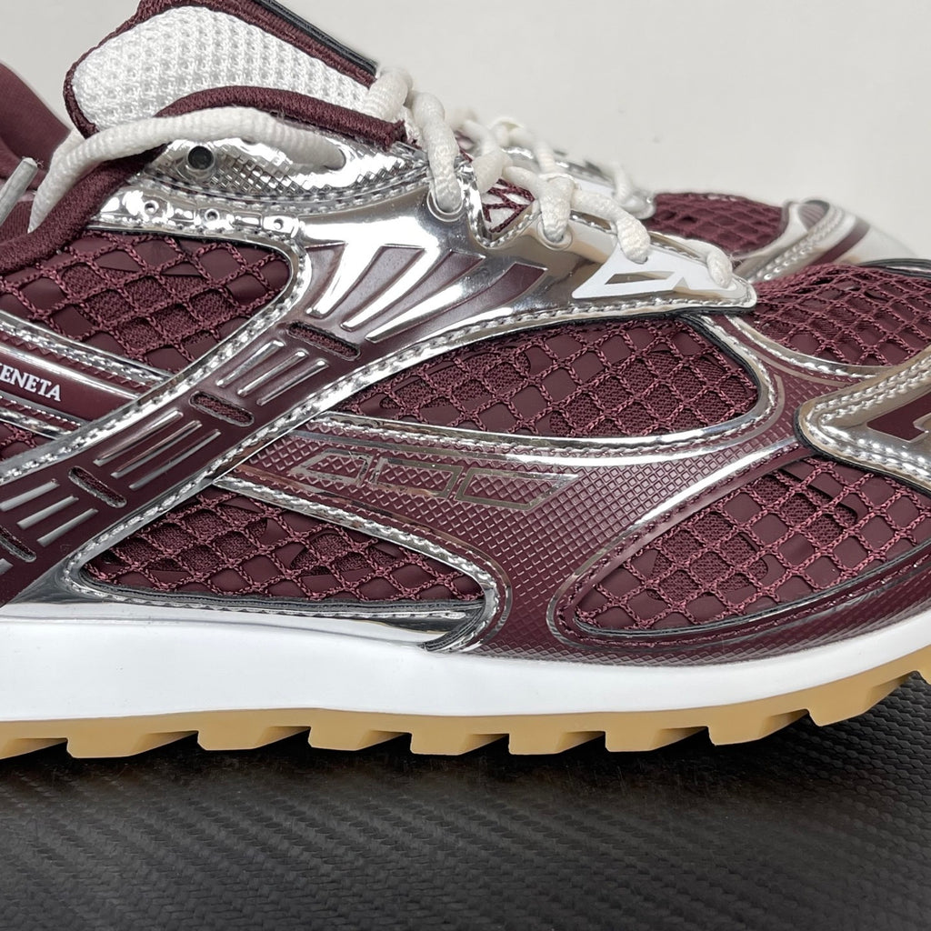 Bottega Veneta Orbit Sneakers Barolo/Silver