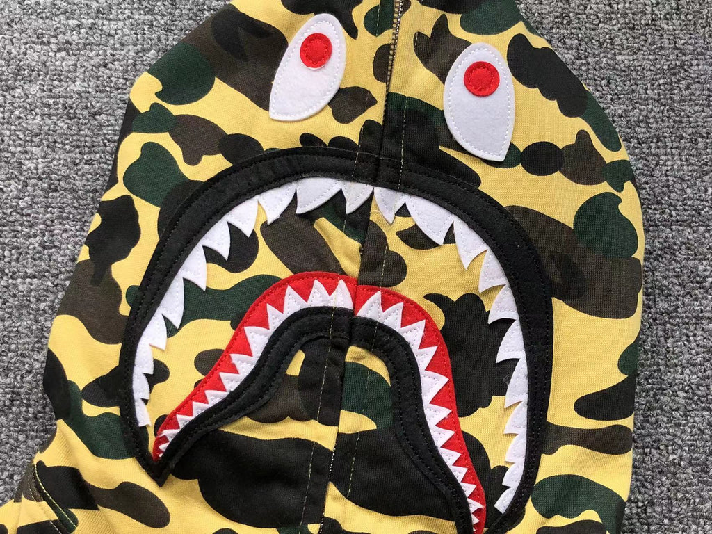 Bape Shark Camo Hoodies