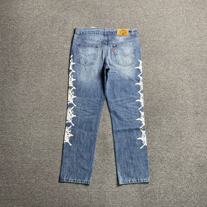 SP5DER Denim Tracksuits