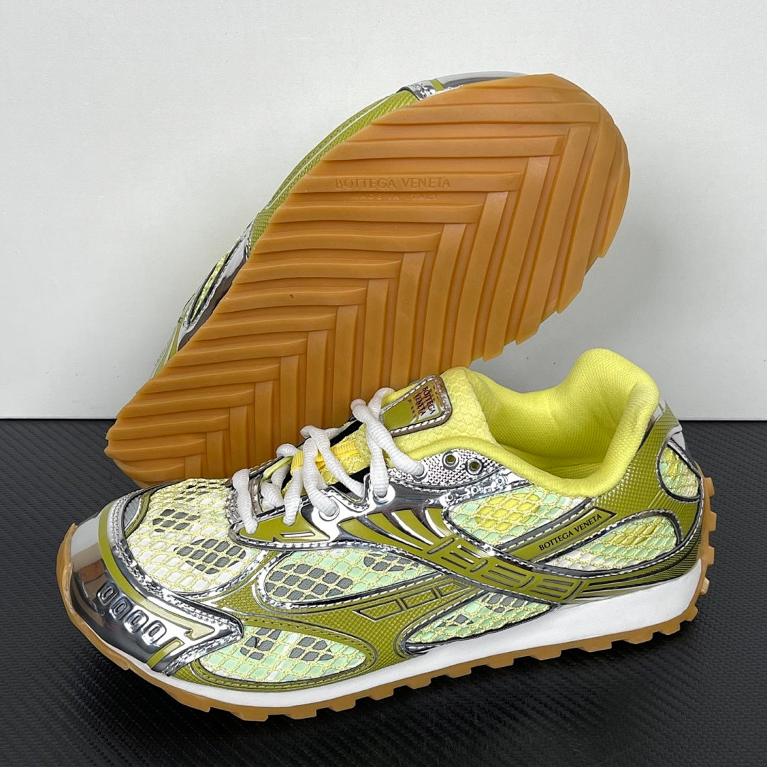 Bottega Veneta Orbit Sneakers Silver/Yellow Gum