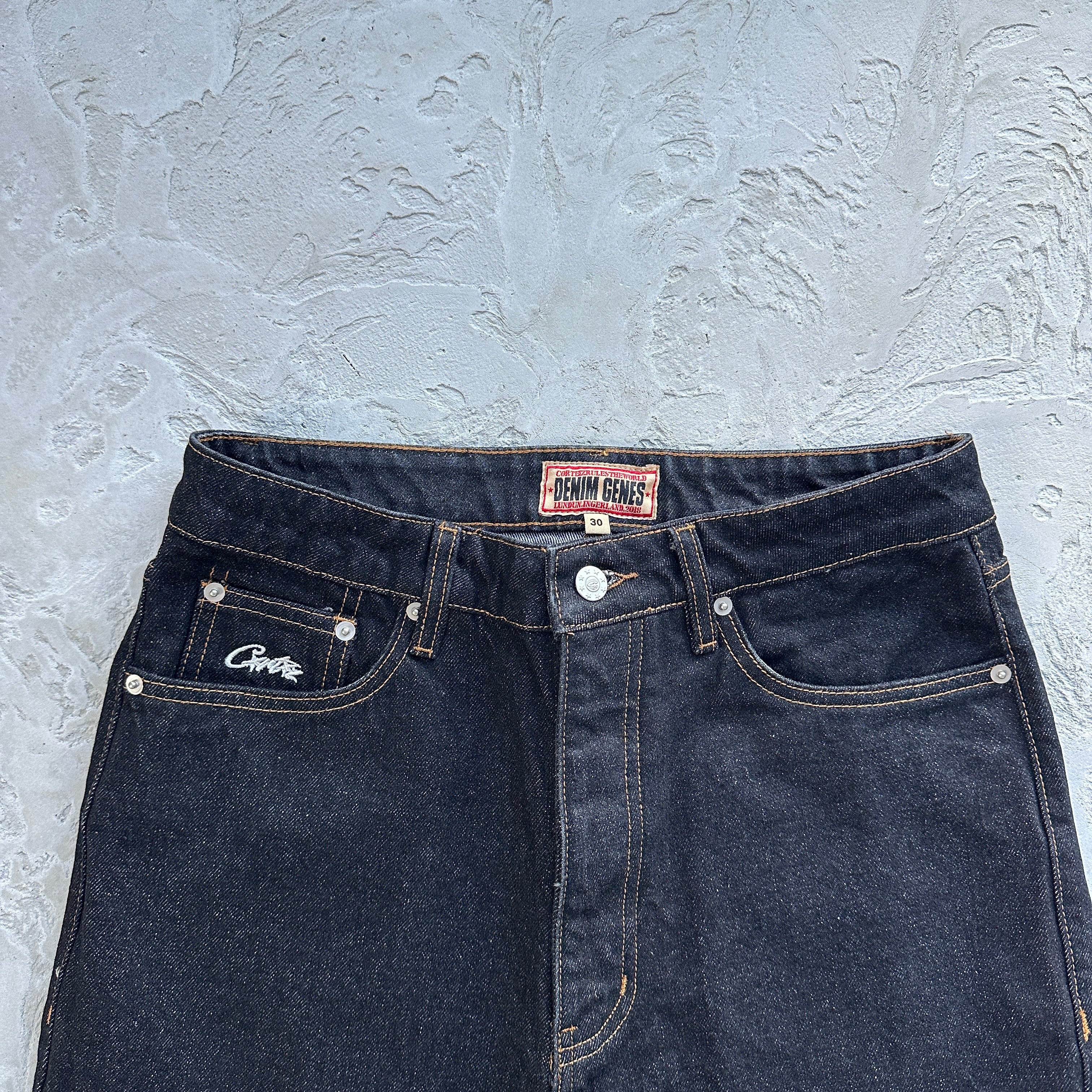 Corteiz Dual Stripe Baggy Jeans