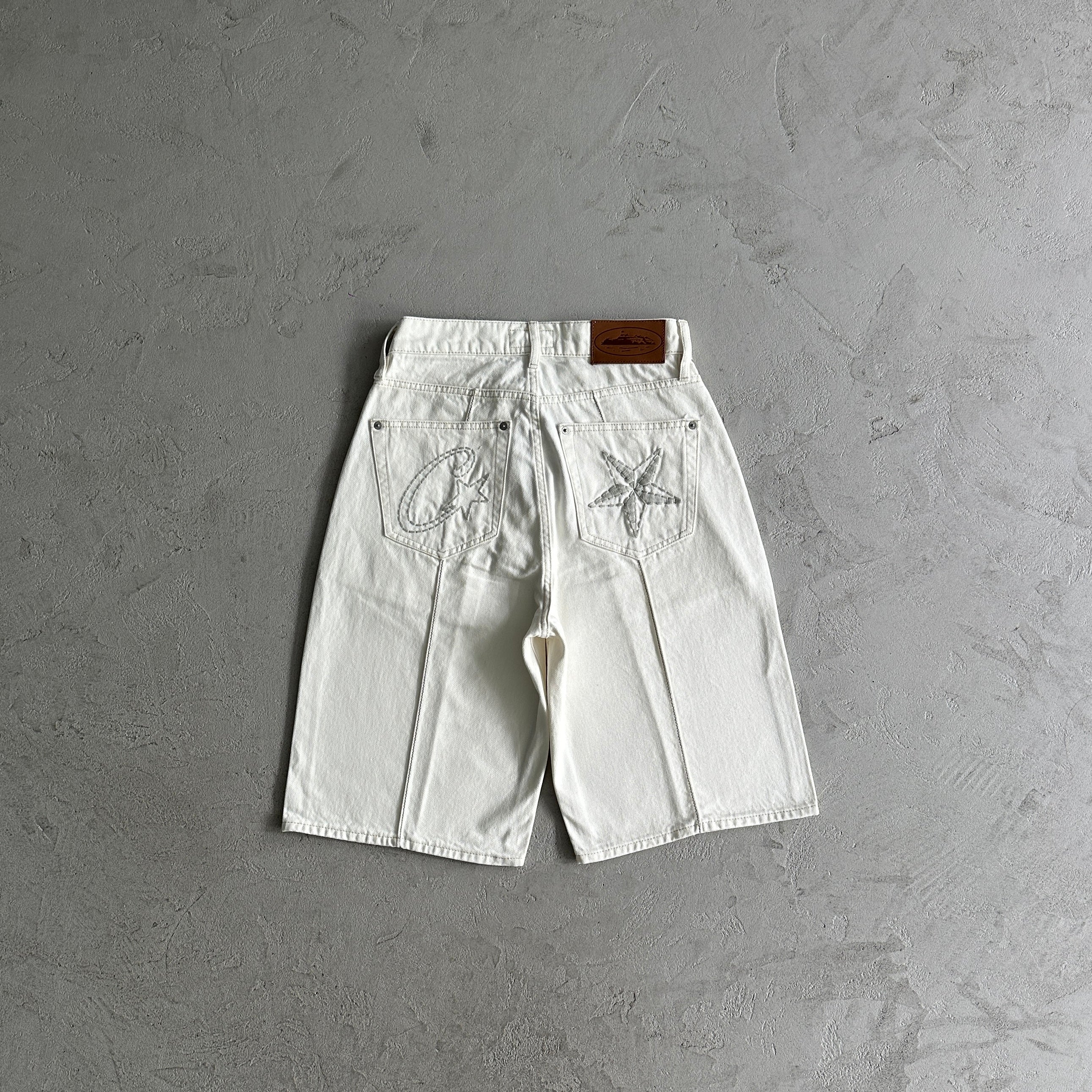 Corteiz C-Star Denim Shorts
