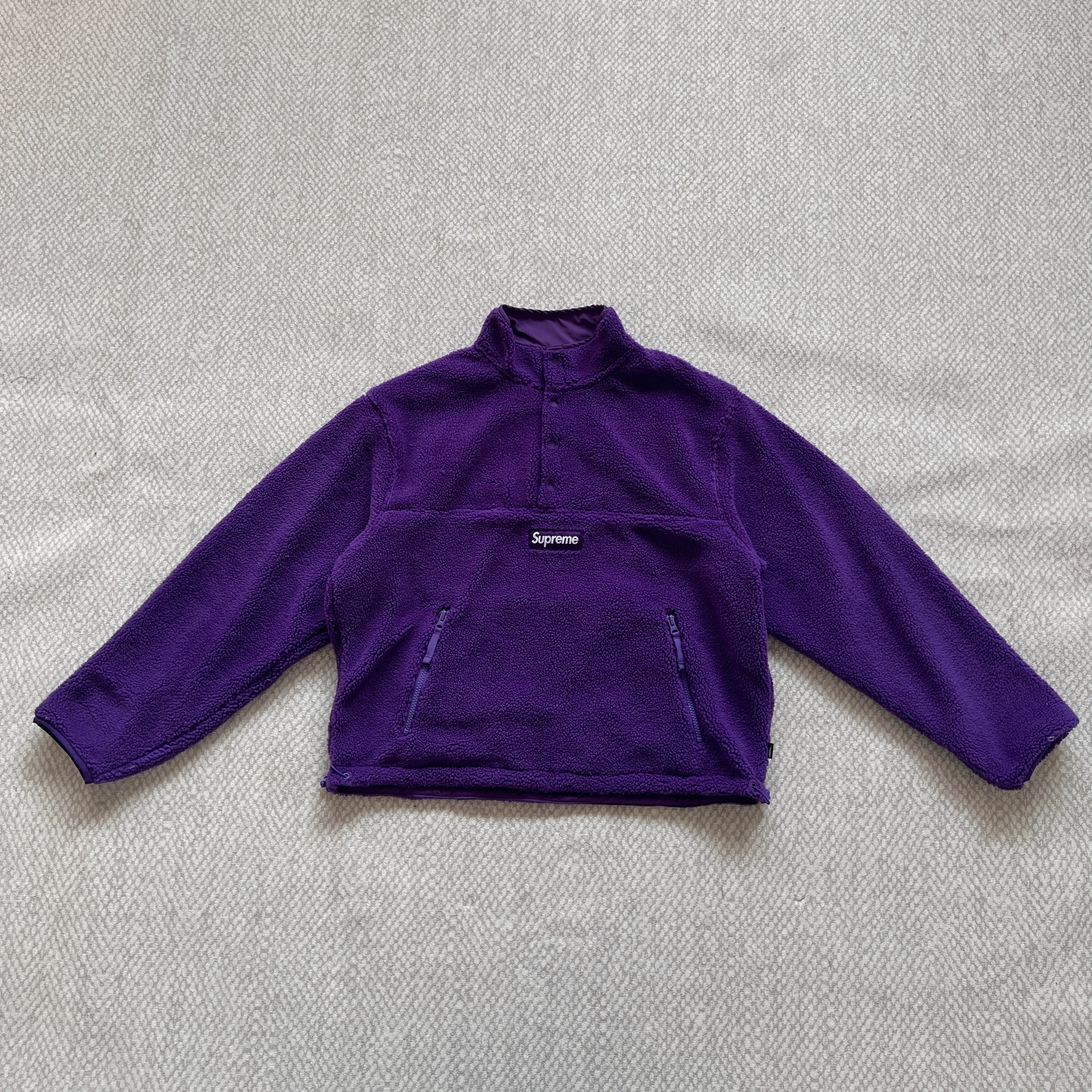 Supreme Polartec Shearling Reversible Pullover