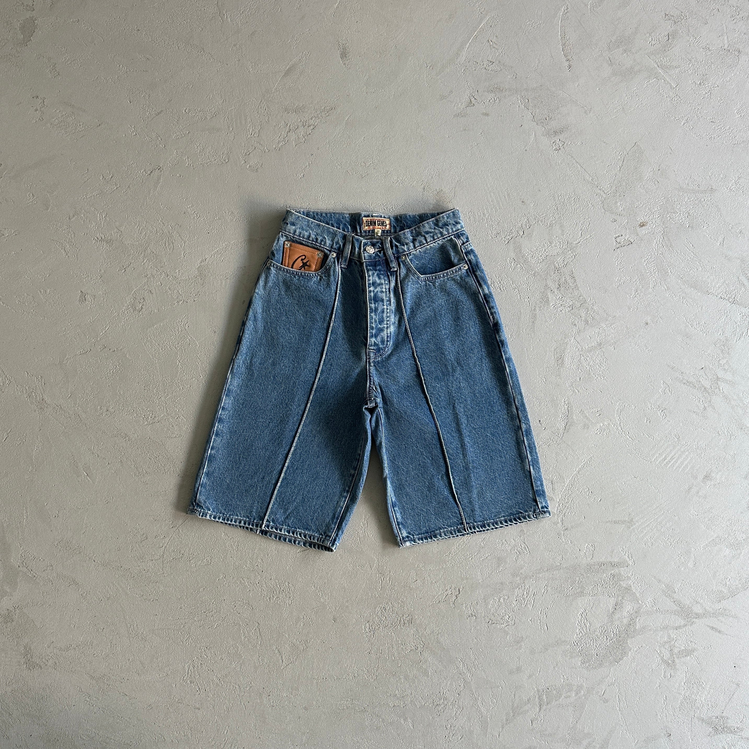Corteiz C-Star Denim Shorts
