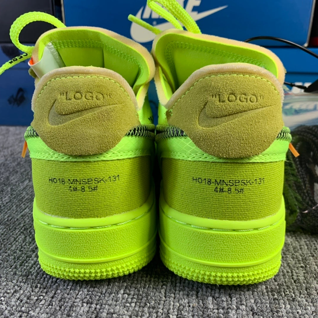 Off-White x Nike Air Force 1 Low "Volt"