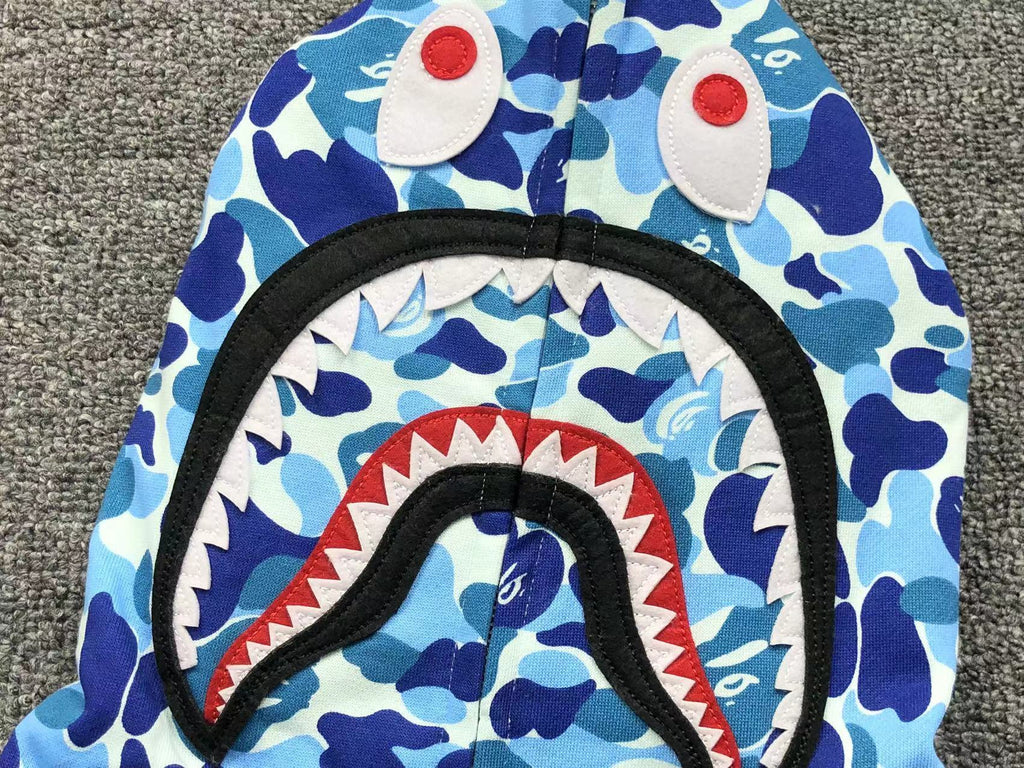 Bape Shark Camo Hoodies