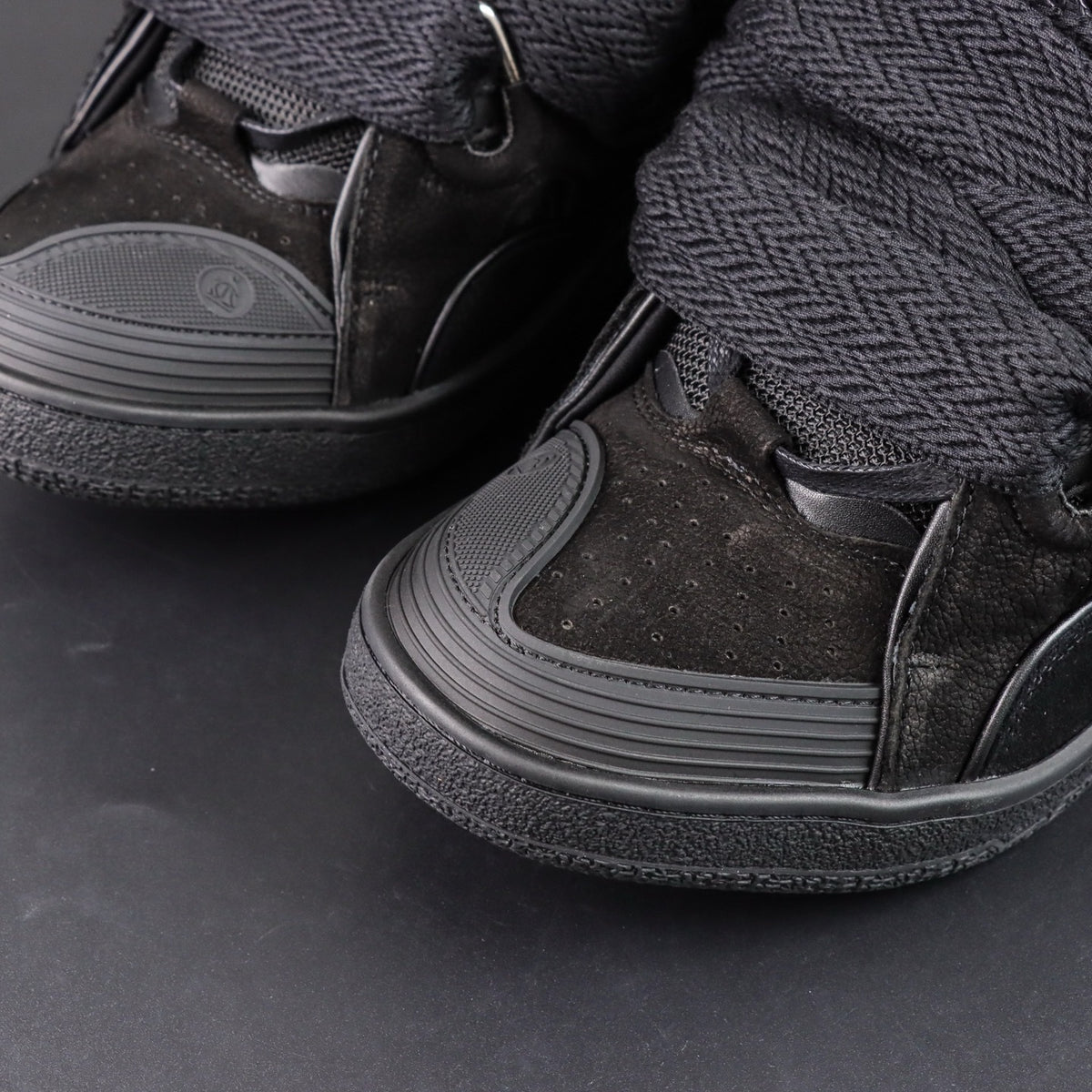 Lanvin Curb Sneakers Triple Black