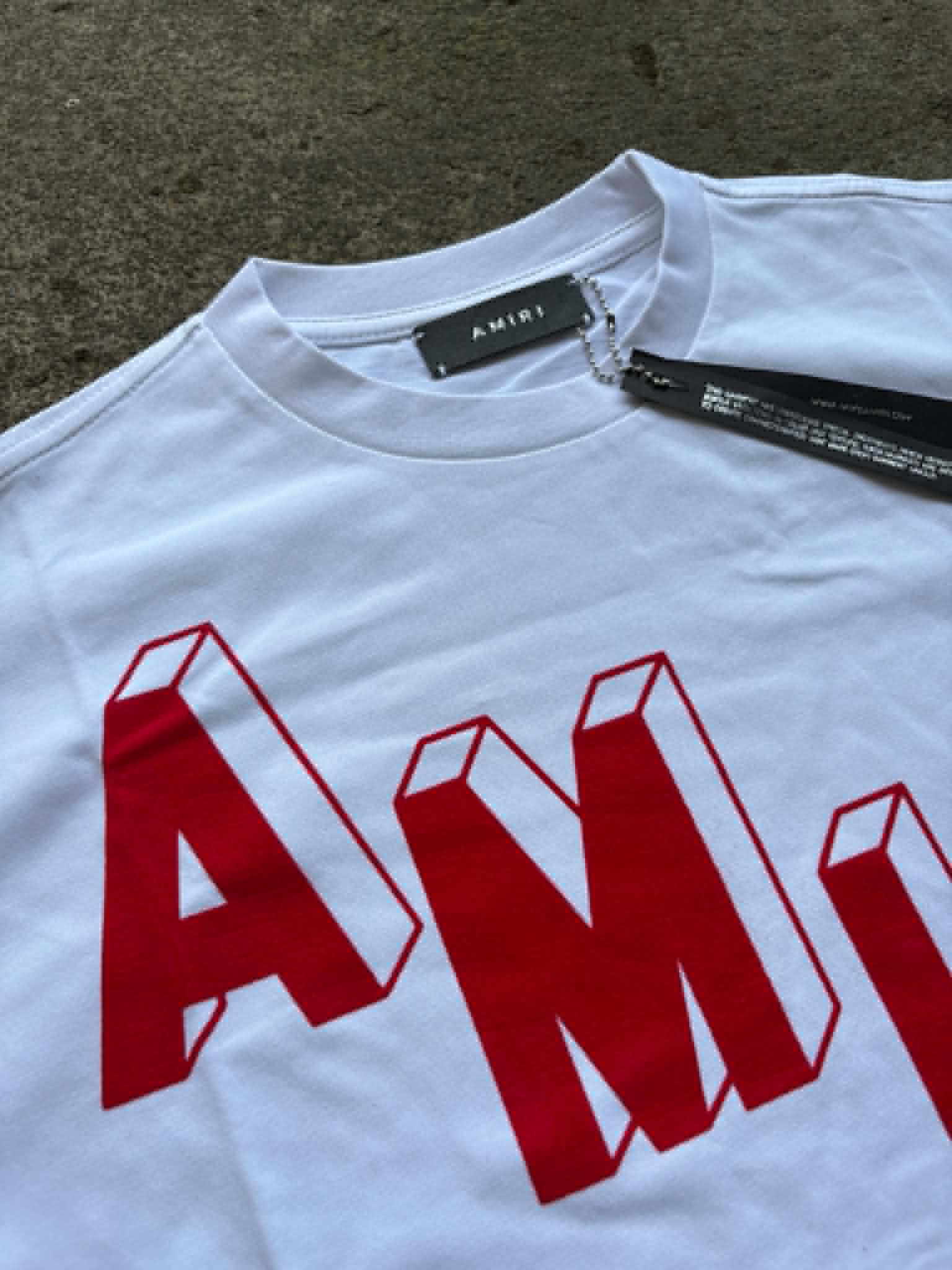 Amiri Flocked Hockey Skater Tee