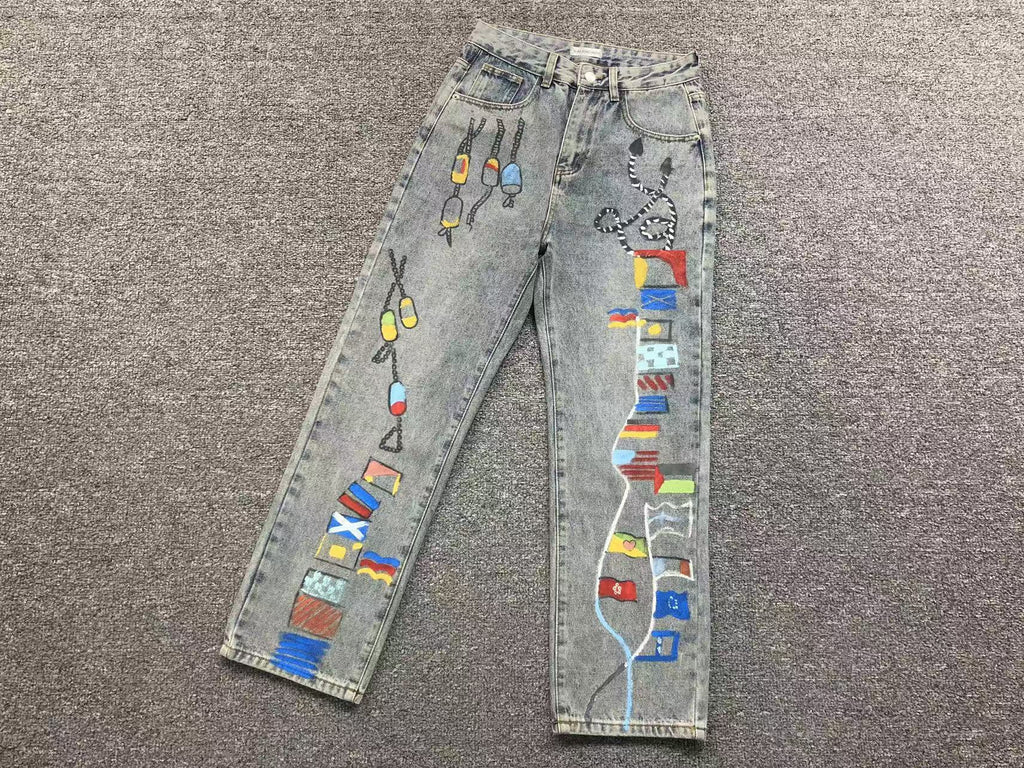 Balenciaga Painted Jeans