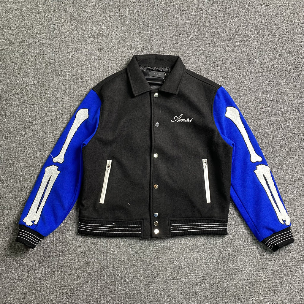 Amiri Skeleton Varsity Jackets