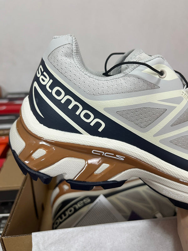 Salomon XT-6 Lunar Rock / Dark Sapphire / Rubber