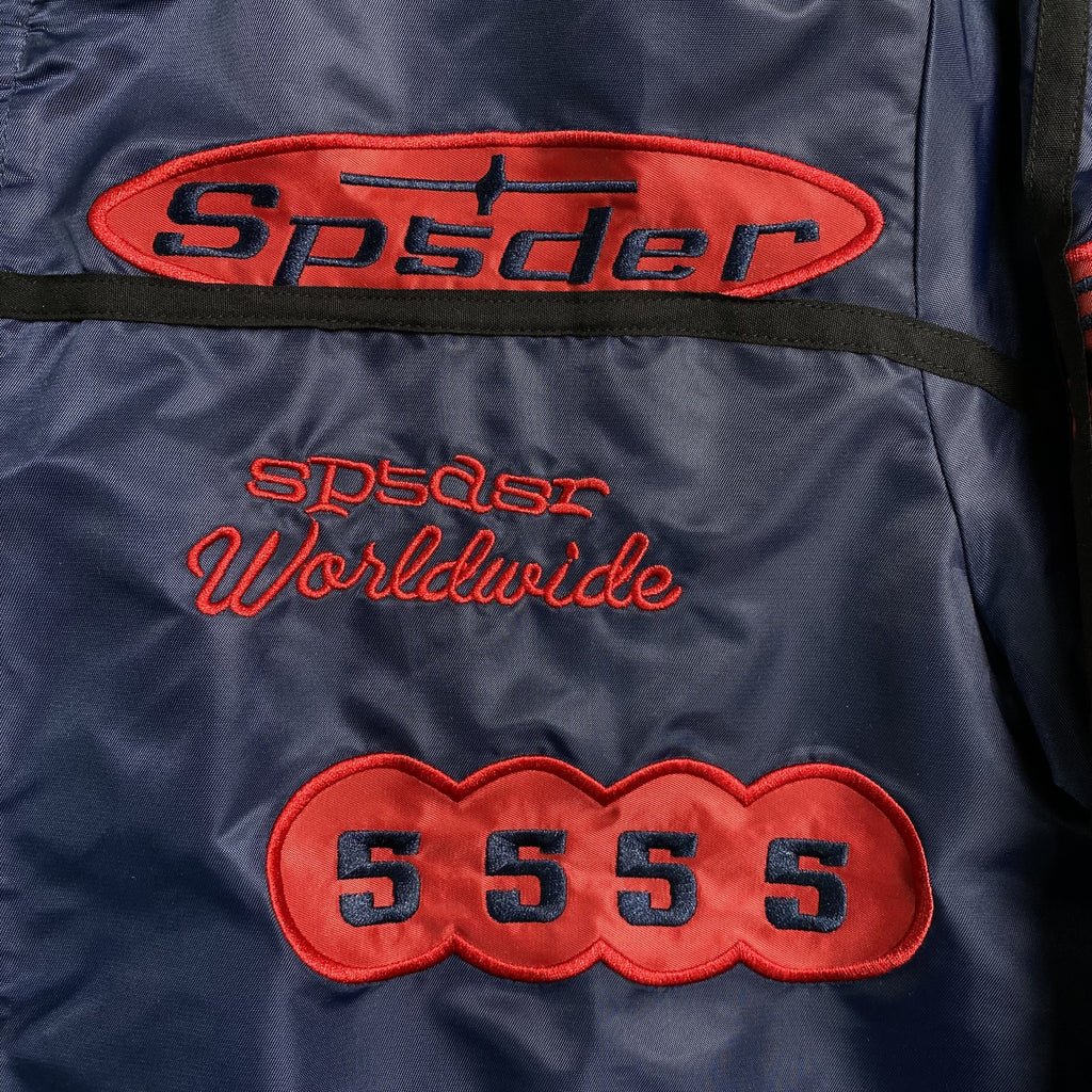 SP5DER Satin Bomber Jacket