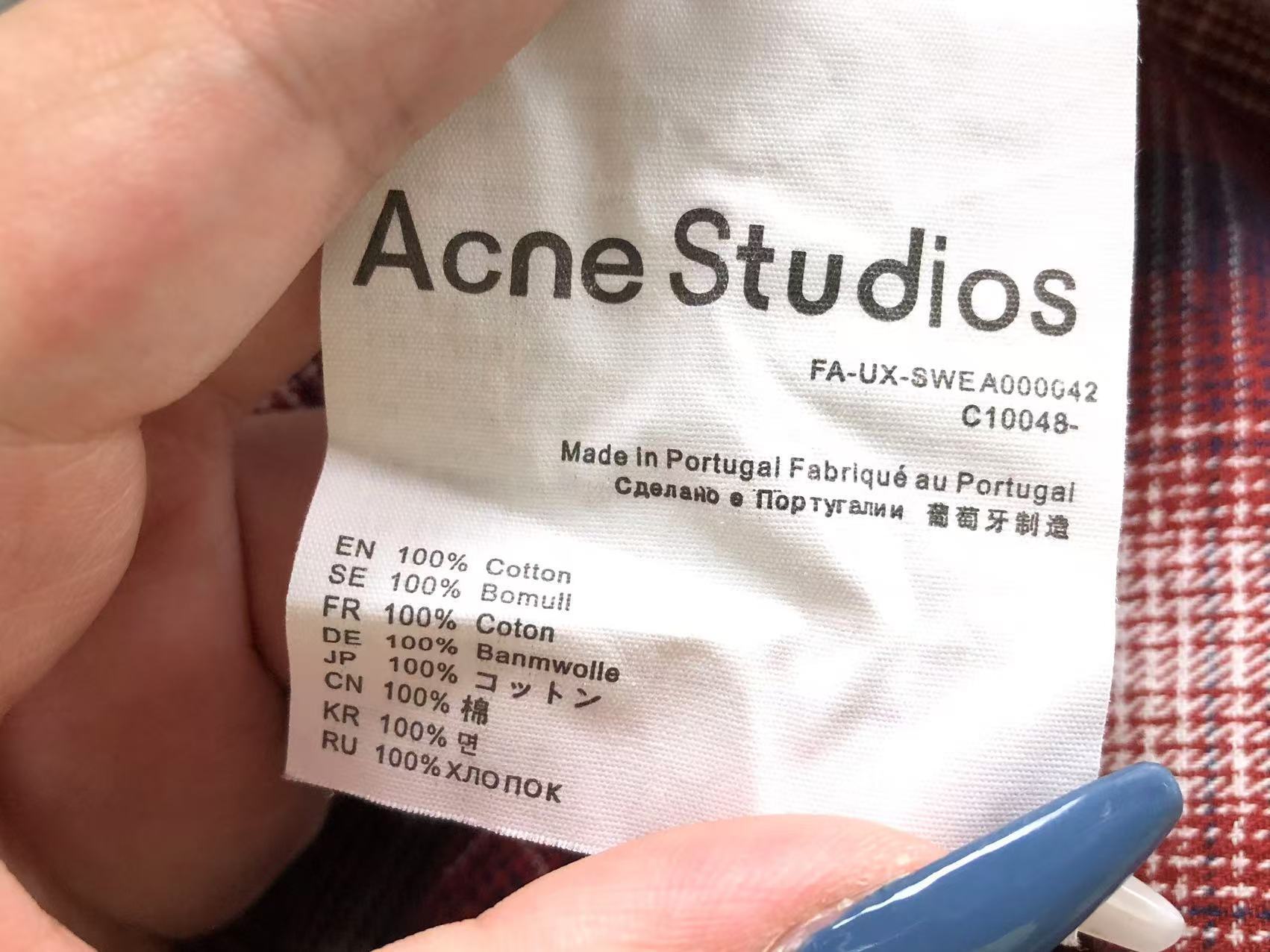 Acne Studios Checked Sets Summer Collection