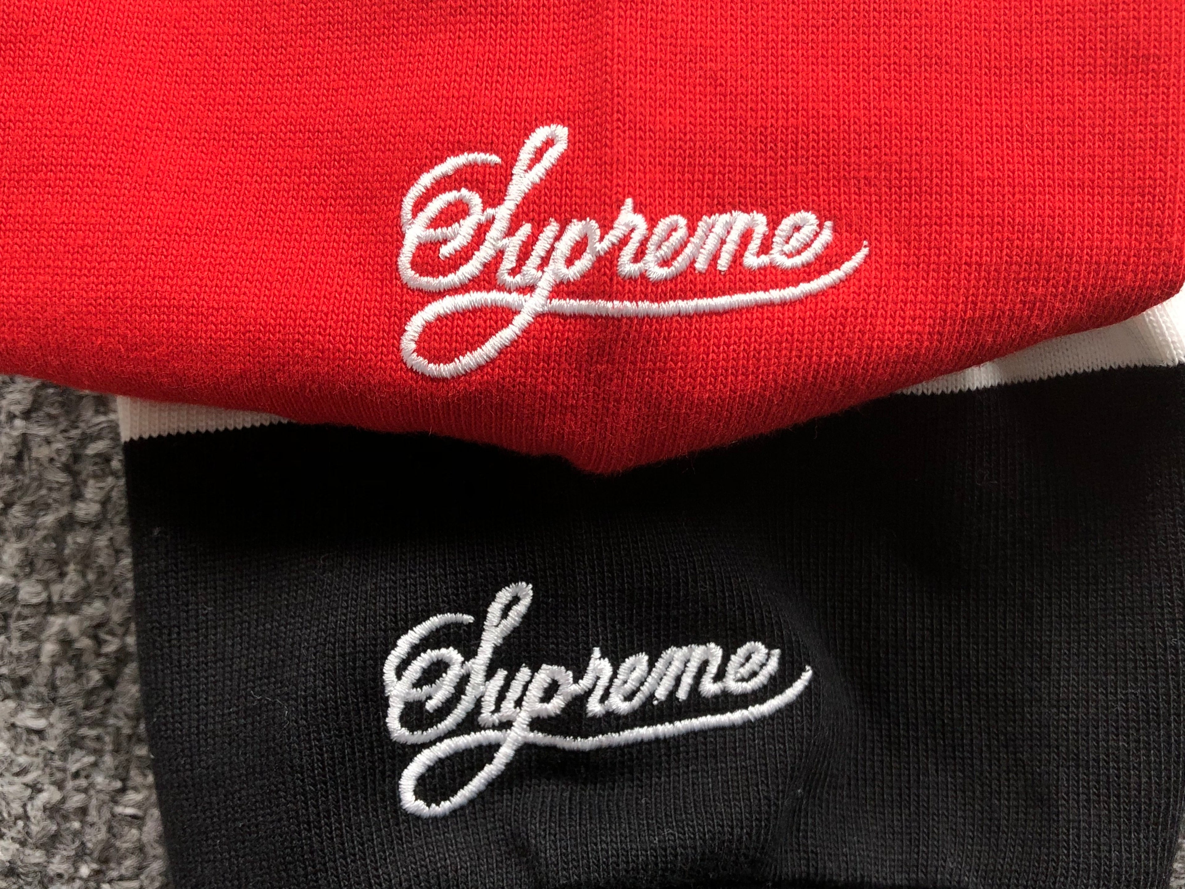 Supreme x Nike Striped Rugby Long-sleeve