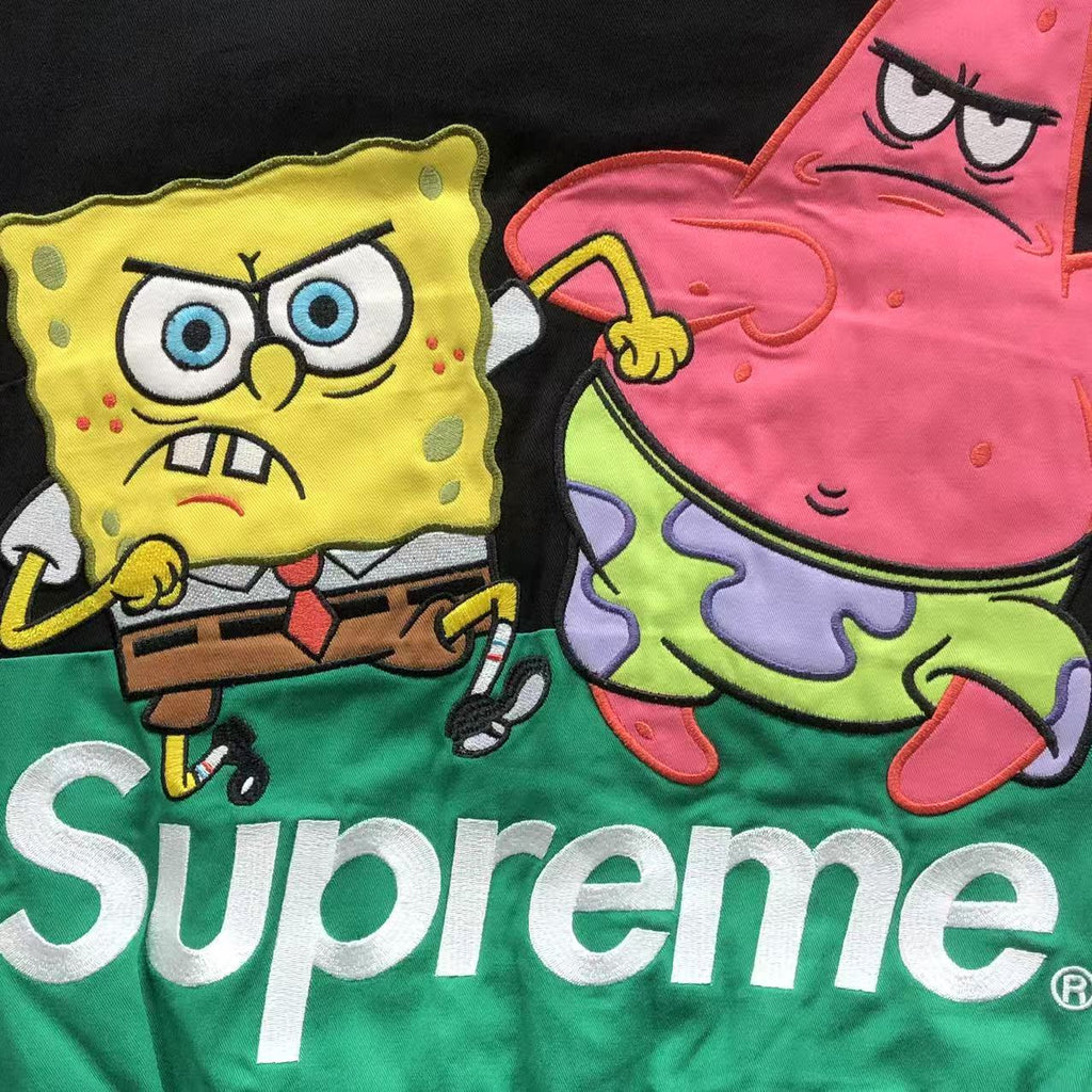 Supreme x SpongeBob x Jeff Hamilton Racing Jacket