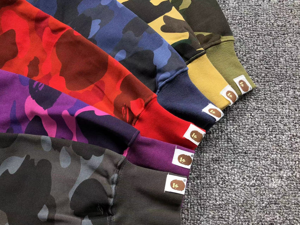 Bape Shark Camo Hoodies