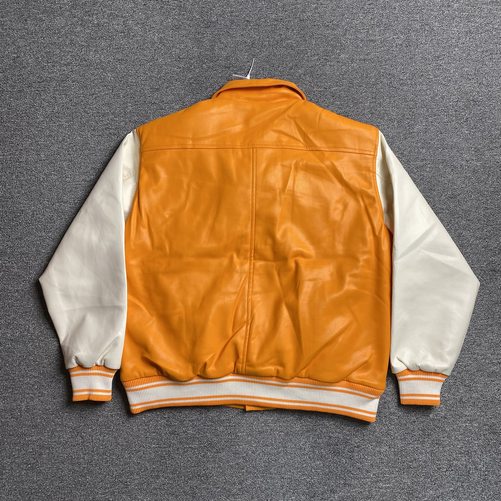 SP5DER Leather Jacket