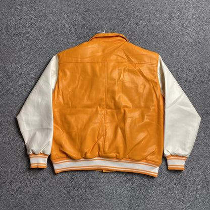 SP5DER Leather Jacket