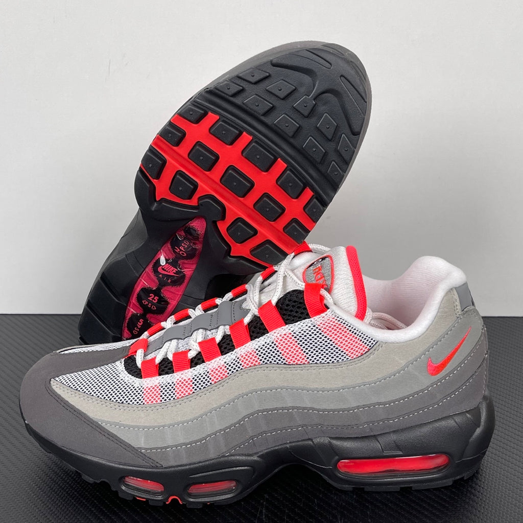 Nike Air Max 95 'Medium Ash and Solar Red'