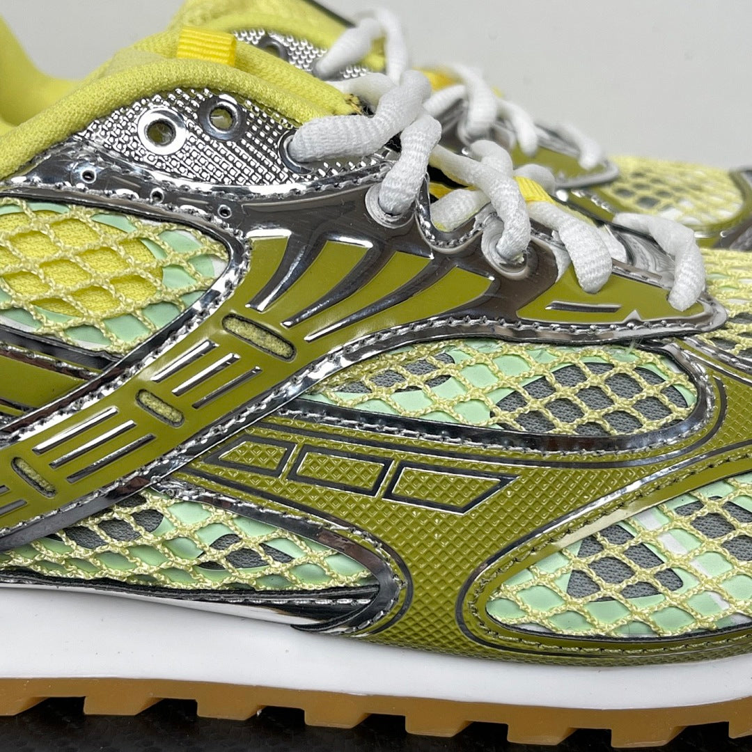 Bottega Veneta Orbit Sneakers Silver/Yellow Gum