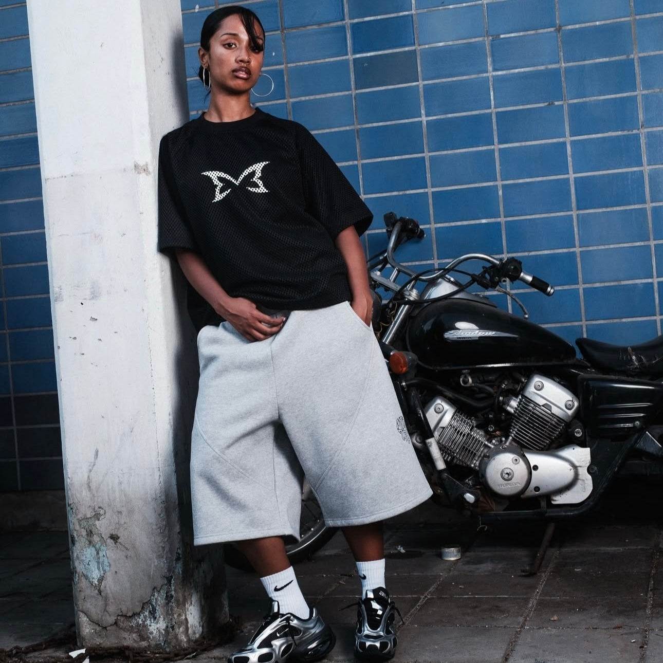 Mertra Jersey Mesh Built-in Tee