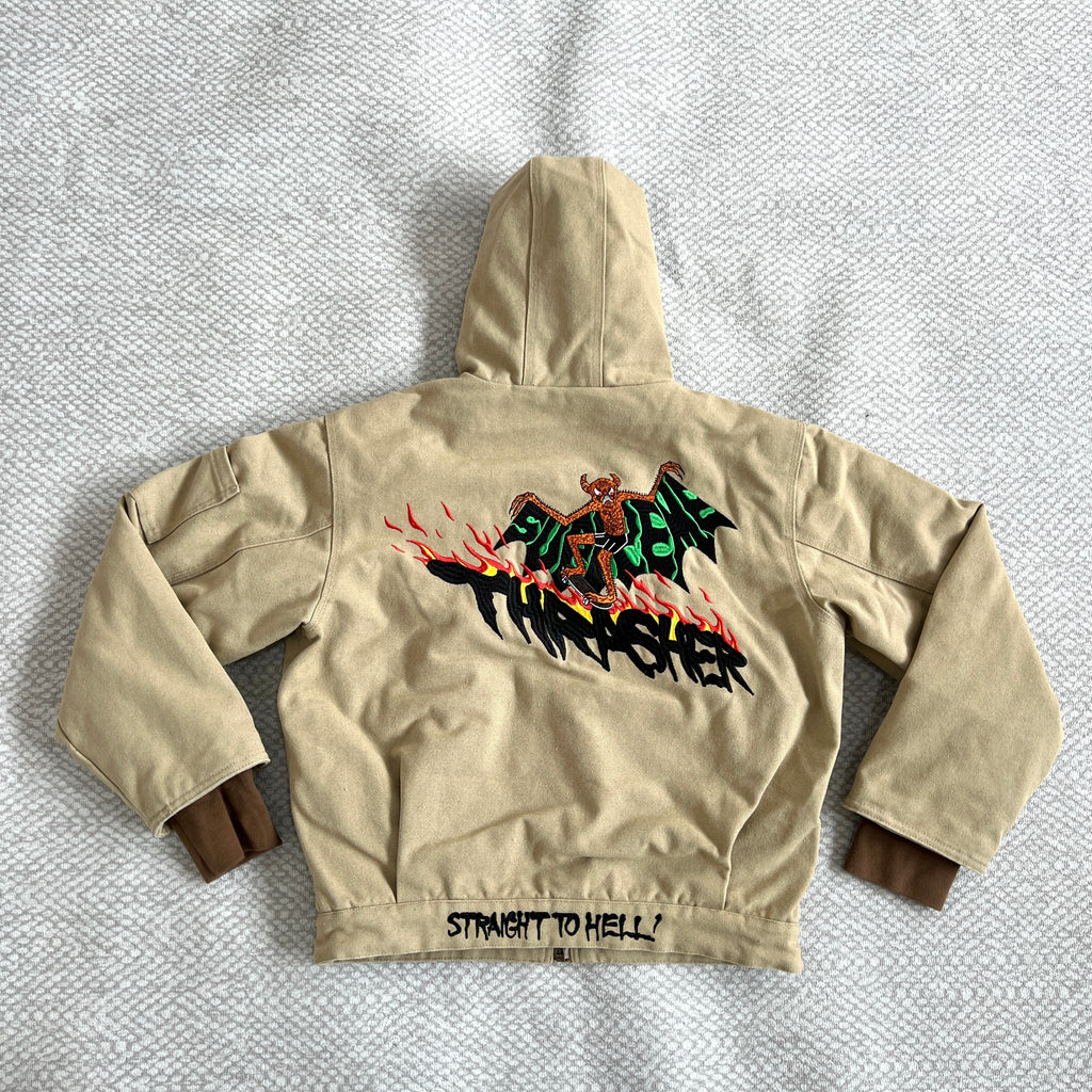 Supreme x Thrasher Hooded Work Jacket