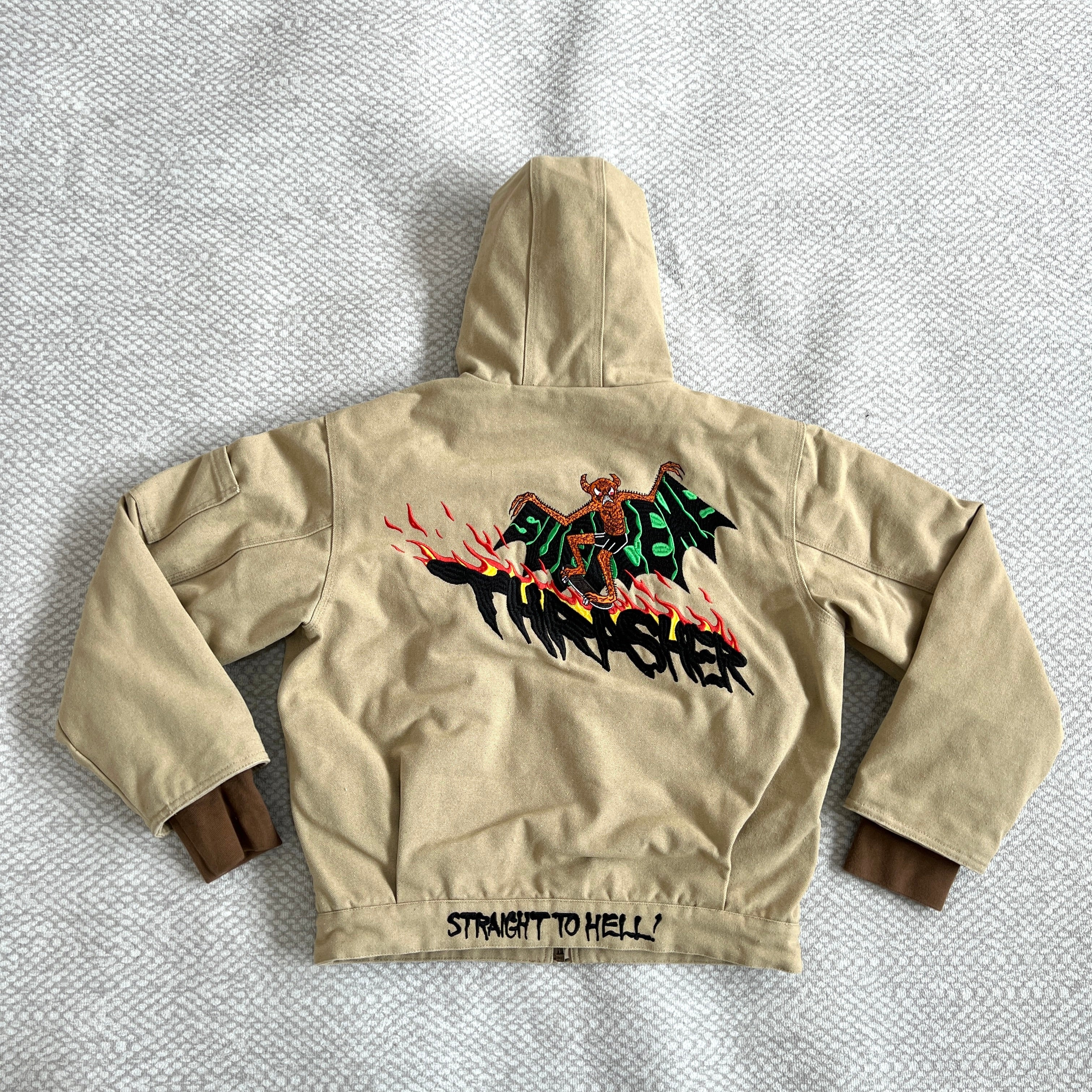 Supreme x Thrasher Hooded Work Jacket