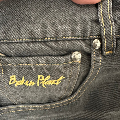 Broken Planet Washed Black Pants