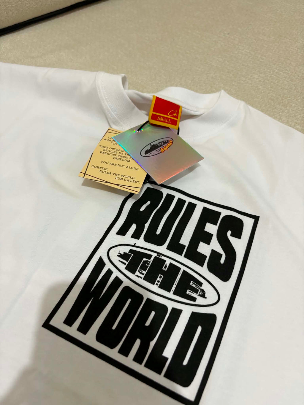 Corteiz Rules the World Tee (ON-HAND)