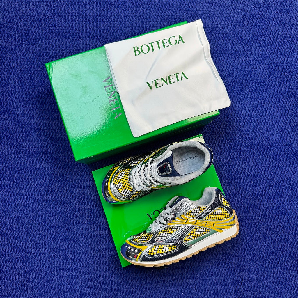 Bottega Veneta Orbit Sneakers Taxi / Denim