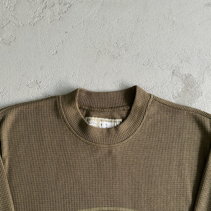 Corteiz Alcatraz Waffle Sweater Green