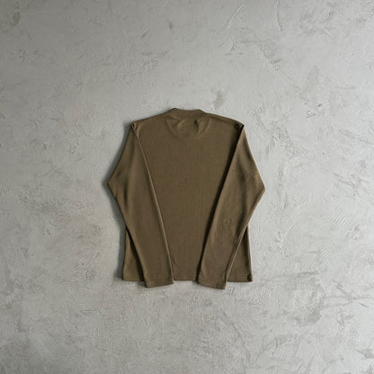 Corteiz Alcatraz Waffle Sweater Green