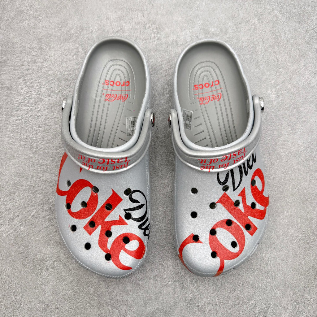 Gray Coca-Cola Classic Clog by Crocs