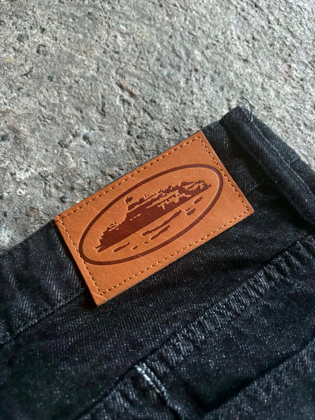 Corteiz C-Star Stitch-Down Jeans (ON-HAND)