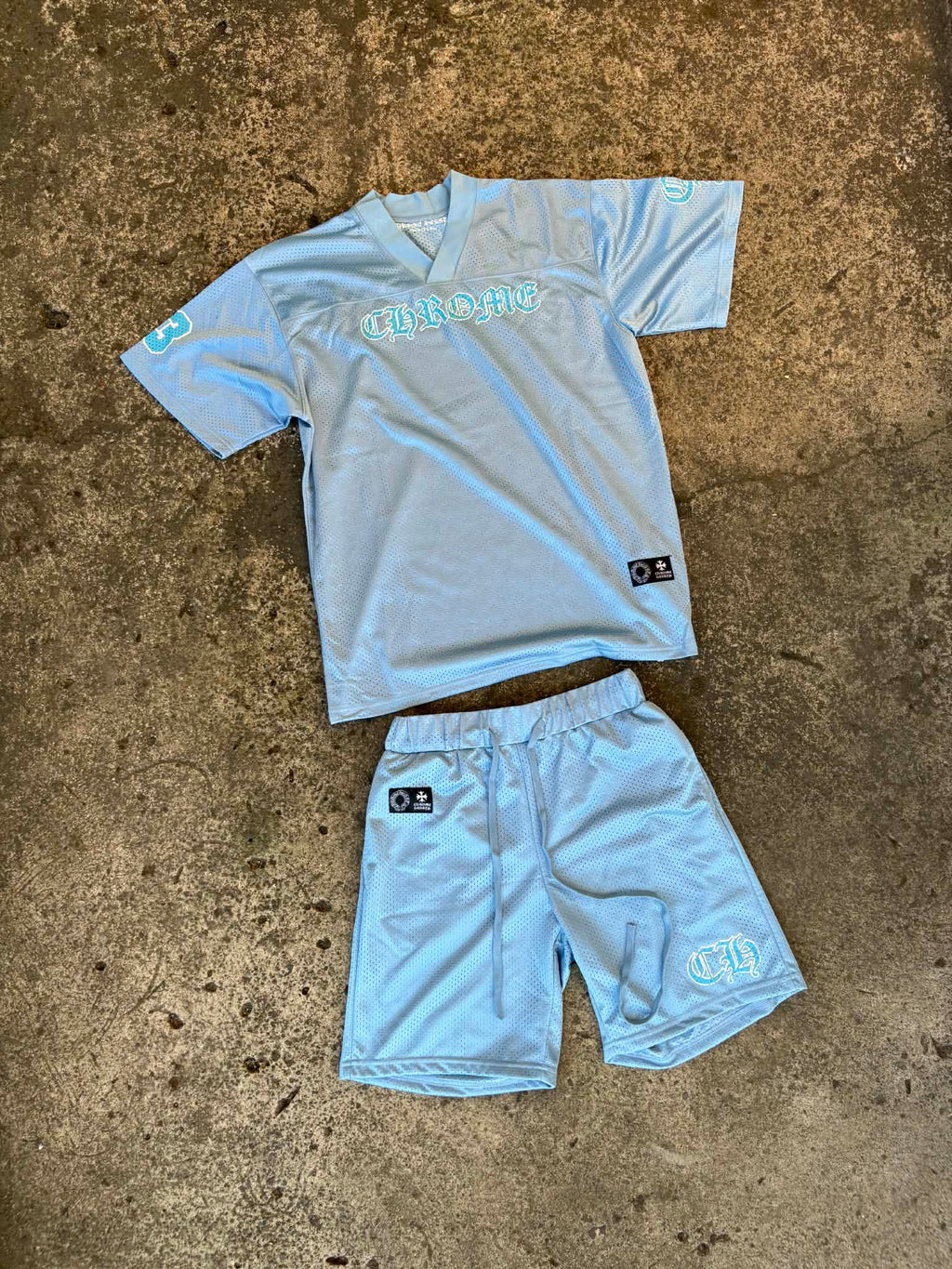 Chrome Hearts Blue Mesh Set