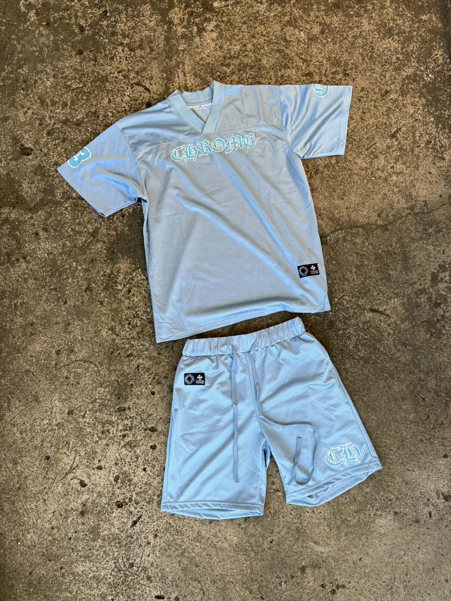 Chrome Hearts Blue Mesh Set