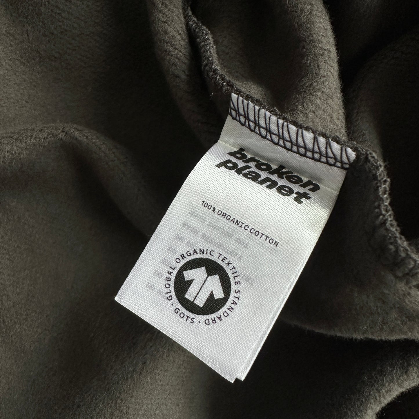Broken Planet Zip-up Triple Black Hoodie