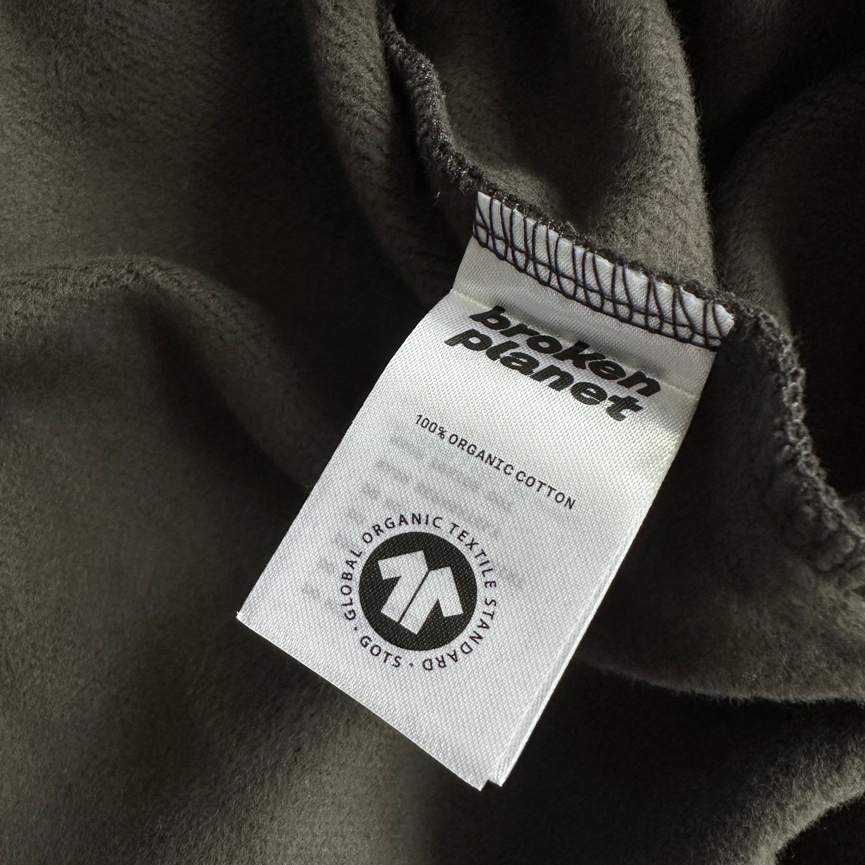 Broken Planet Zip-up Triple Black Hoodie