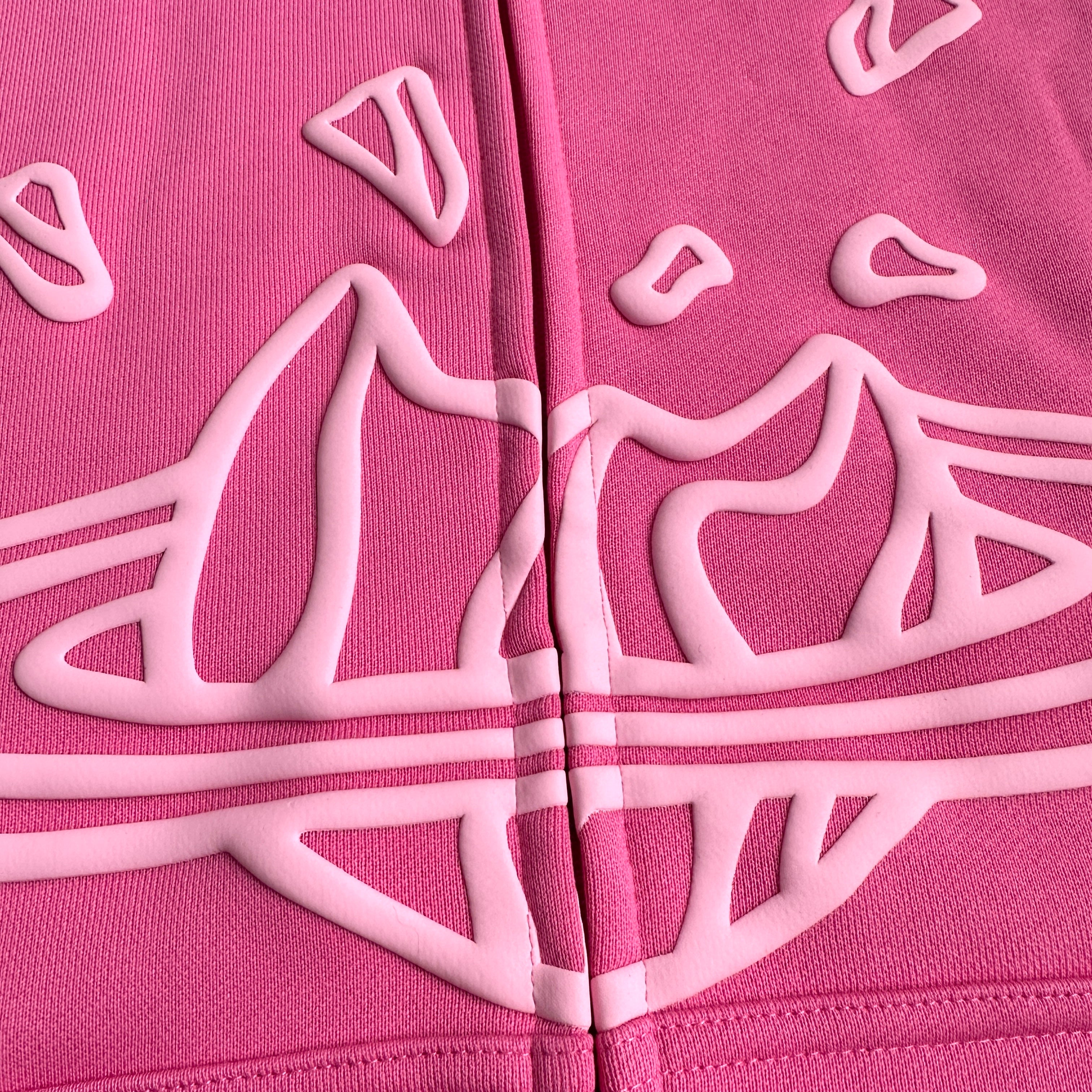 Broken Planet Zip-up Pink Hoodie