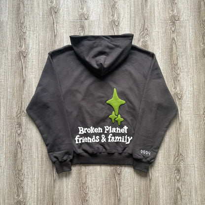 Broken Planet Mixed Hoodies