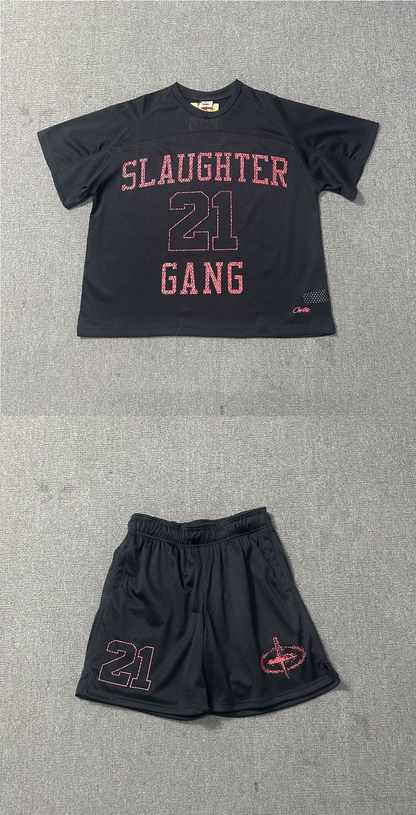 Corteiz x Slaughter Gang Short-set