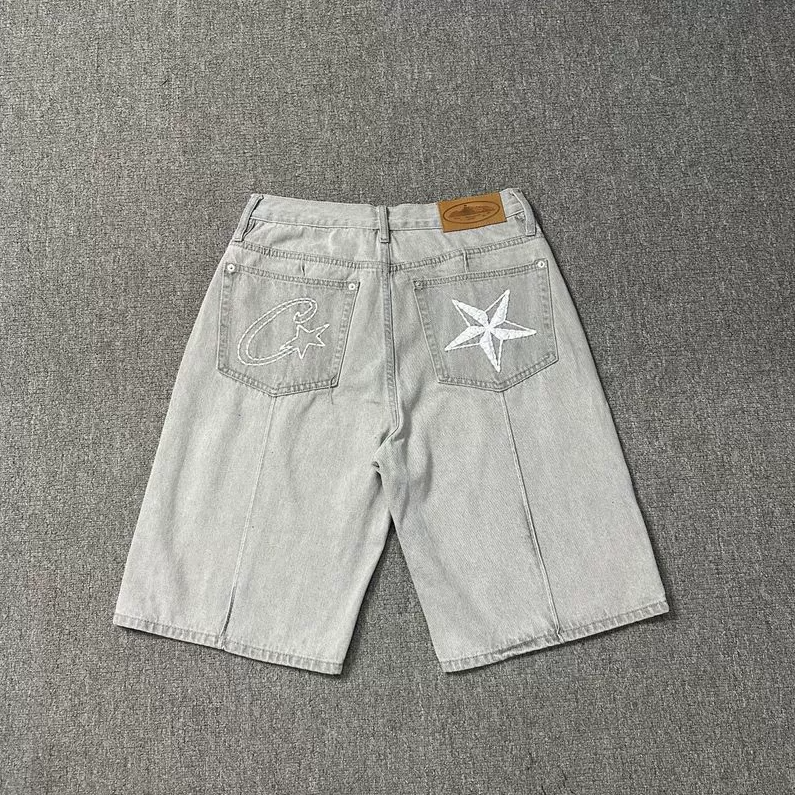 Corteiz C-Star Denim Shorts
