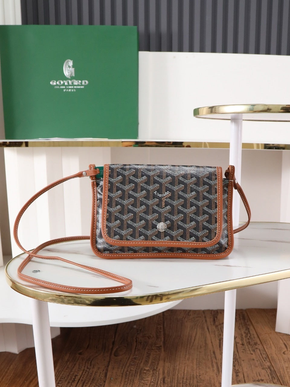 Goyard Goyardine Plumet Wallet Clutch