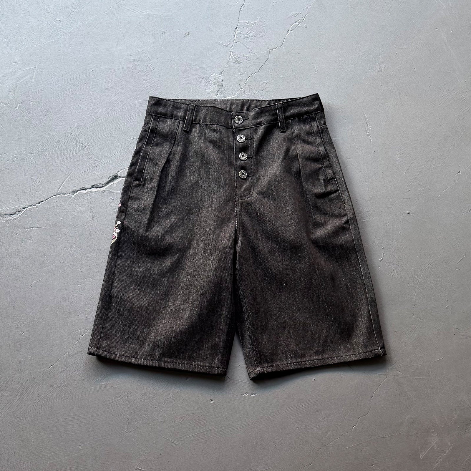 Derschutze "Blossom" Raw Denim Jorts