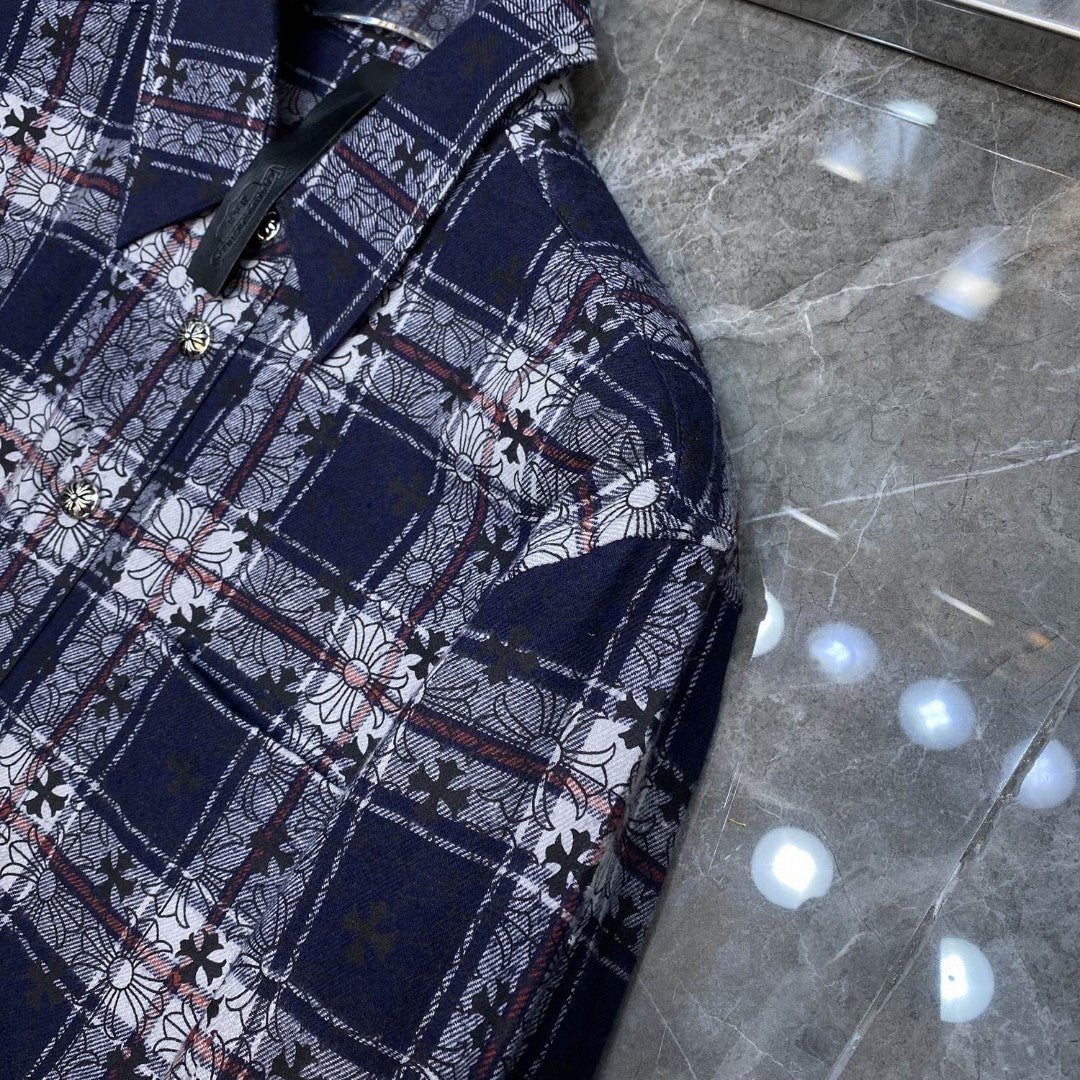 Chrome Hearts Loose Ends Monogram Cross Flannel