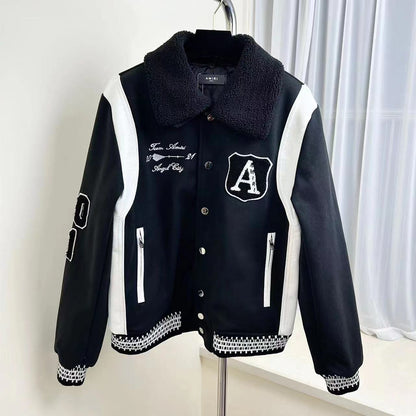 Amiri Mixed Varsity Jacket