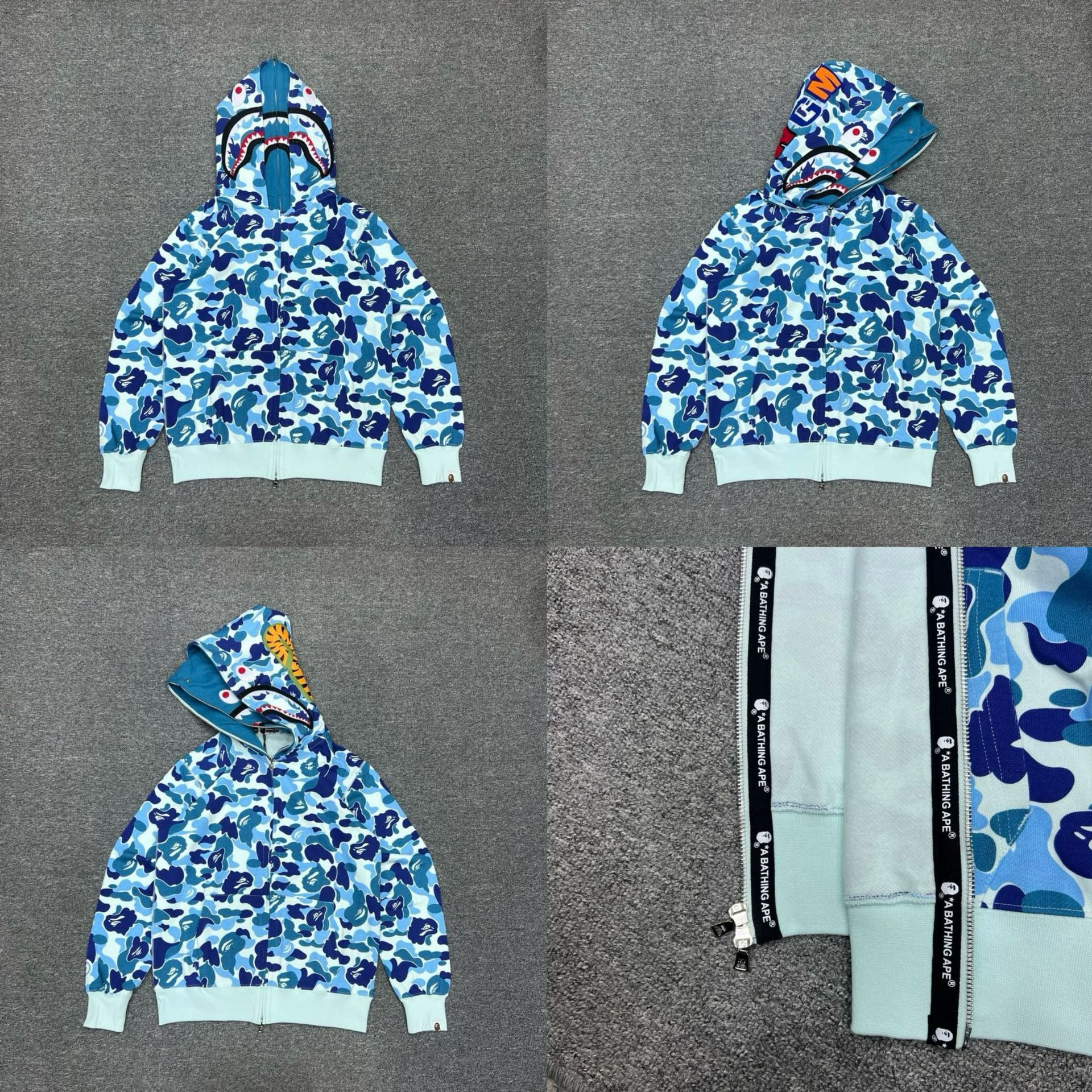 Bape Camo Double Hoodies